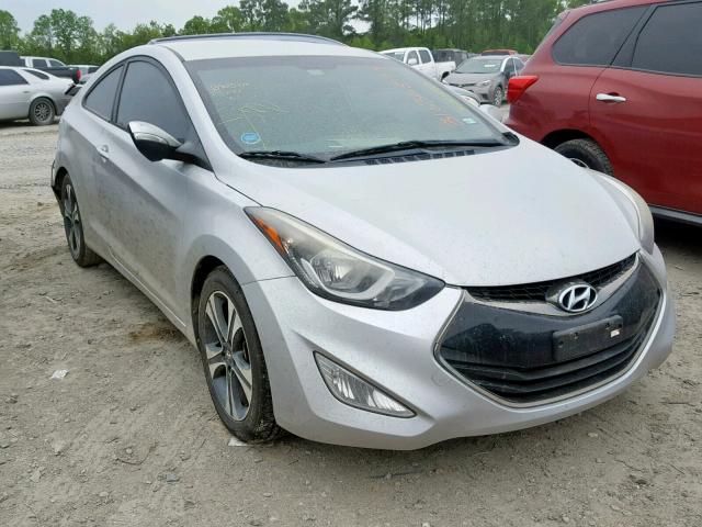 KMHDH6AH3EU027836 - 2014 HYUNDAI ELANTRA CO SILVER photo 1