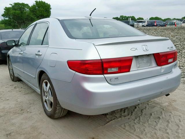 JHMCN36405C010638 - 2005 HONDA ACCORD HYB SILVER photo 3