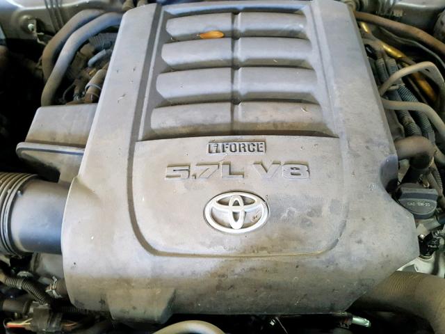 5TFEY5F16CX121767 - 2012 TOYOTA TUNDRA CRE CHARCOAL photo 7