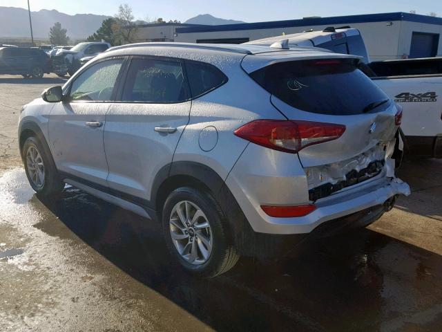 KM8J3CA47JU630697 - 2018 HYUNDAI TUCSON SEL SILVER photo 3