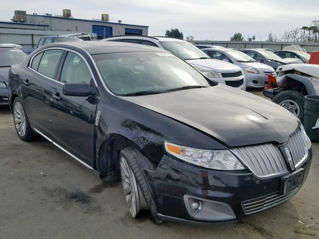 1LNHL9DRXCG807026 - 2012 LINCOLN MKS BLACK photo 1