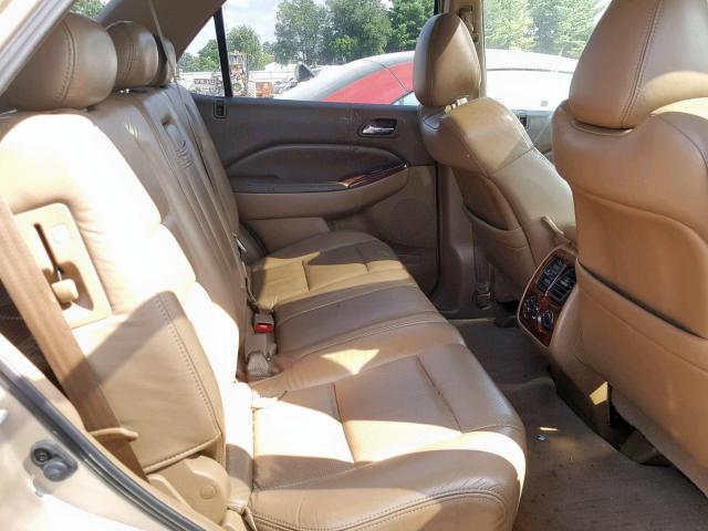 2HNYD18292H514974 - 2002 ACURA MDX GOLD photo 6