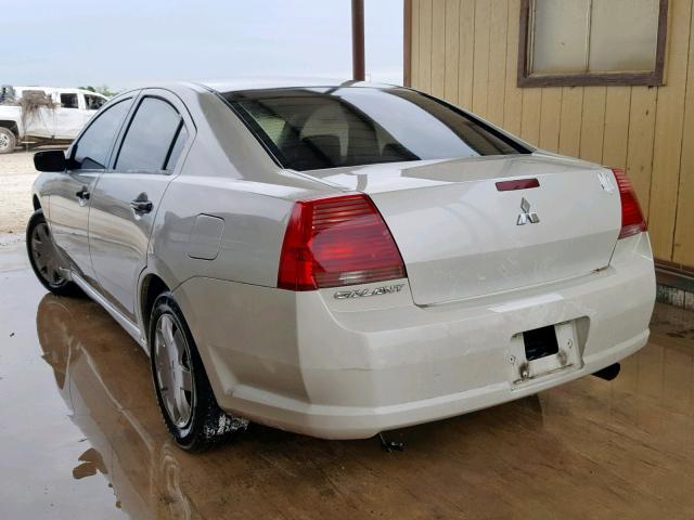 4A3AB26F74E141384 - 2004 MITSUBISHI GALANT DE WHITE photo 3