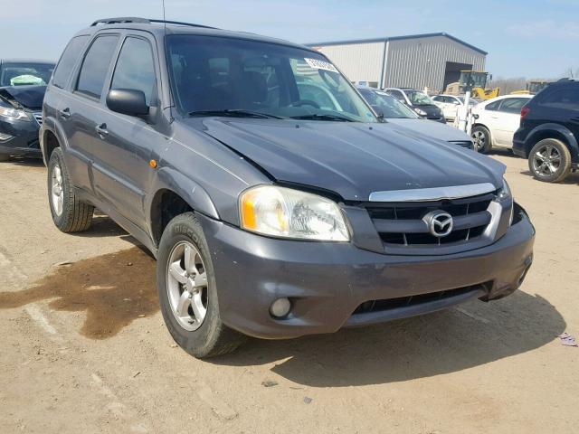 4F2YZ04195KM50141 - 2005 MAZDA TRIBUTE S GRAY photo 1