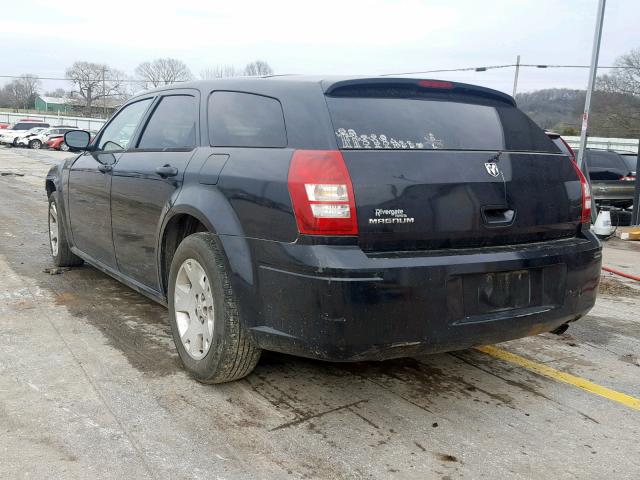 2D4FV47T17H676498 - 2007 DODGE MAGNUM SE BLACK photo 3