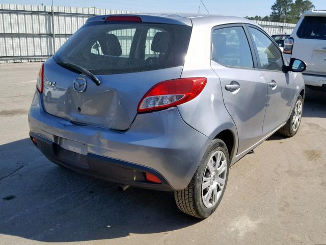 JM1DE1KZ0E0182603 - 2014 MAZDA MAZDA2 SPO SILVER photo 4