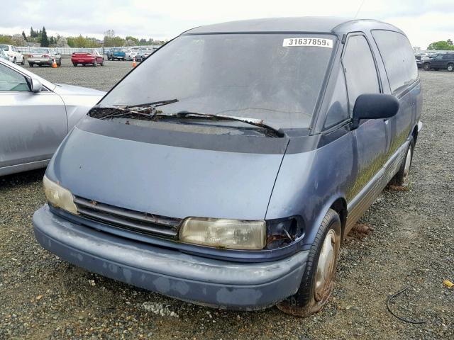 JT3AC22S5M0000544 - 1991 TOYOTA PREVIA LE BLUE photo 2