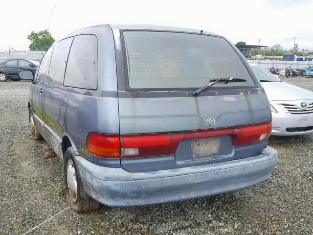 JT3AC22S5M0000544 - 1991 TOYOTA PREVIA LE BLUE photo 3