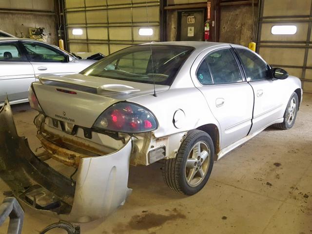 1G2NF52E63M567650 - 2003 PONTIAC GRAND AM S SILVER photo 4