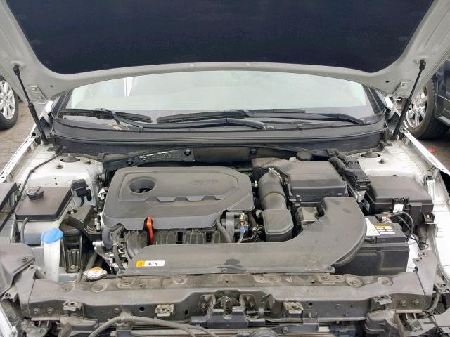 5NPE34AF4HH474054 - 2017 HYUNDAI SONATA SPO SILVER photo 7