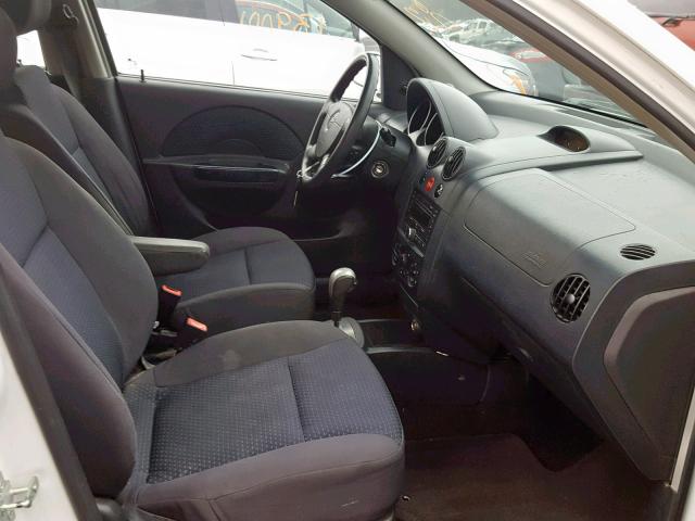 KL1TD66618B036075 - 2008 CHEVROLET AVEO BASE თეთრი ფოტო 5
