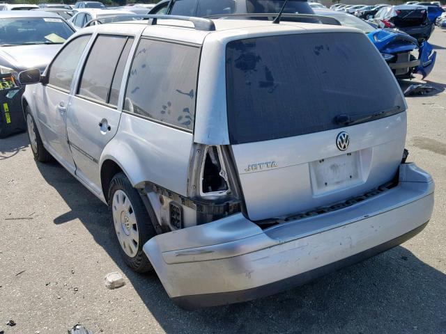 WVWRL61J74W085544 - 2004 VOLKSWAGEN JETTA GL SILVER photo 3