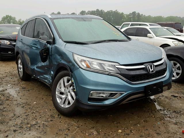 2HKRM3H70GH522882 - 2016 HONDA CR-V EXL TEAL photo 1