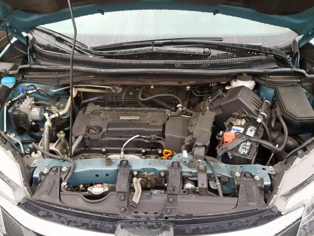 2HKRM3H70GH522882 - 2016 HONDA CR-V EXL TEAL photo 7