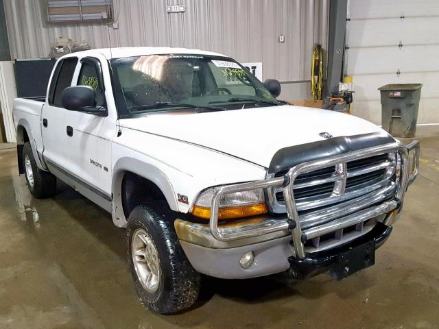 1B7HG2AZ9YS659069 - 2000 DODGE DAKOTA QUA WHITE photo 1