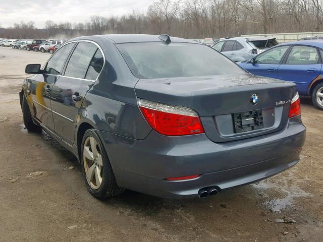 WBANV13528BZ48529 - 2008 BMW 528 XI GRAY photo 3