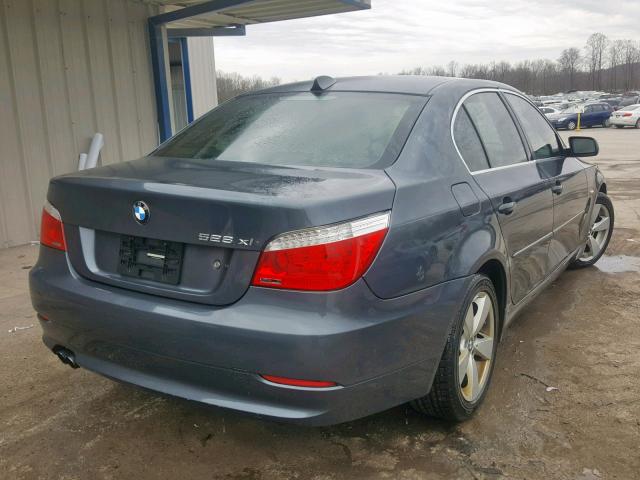 WBANV13528BZ48529 - 2008 BMW 528 XI GRAY photo 4