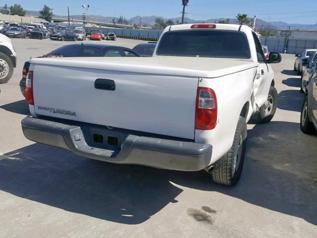 5TBJU32175S444635 - 2005 TOYOTA TUNDRA WHITE photo 5