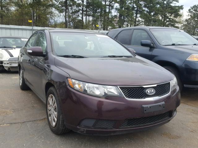 KNAFU4A20A5287217 - 2010 KIA FORTE EX MAROON photo 1