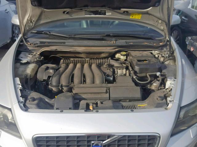 YV1MS390972277349 - 2007 VOLVO S40 2.4I SILVER photo 7