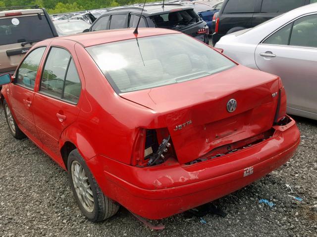 3VWPD69M61M221691 - 2001 VOLKSWAGEN JETTA WOLF RED photo 3