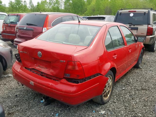 3VWPD69M61M221691 - 2001 VOLKSWAGEN JETTA WOLF RED photo 4