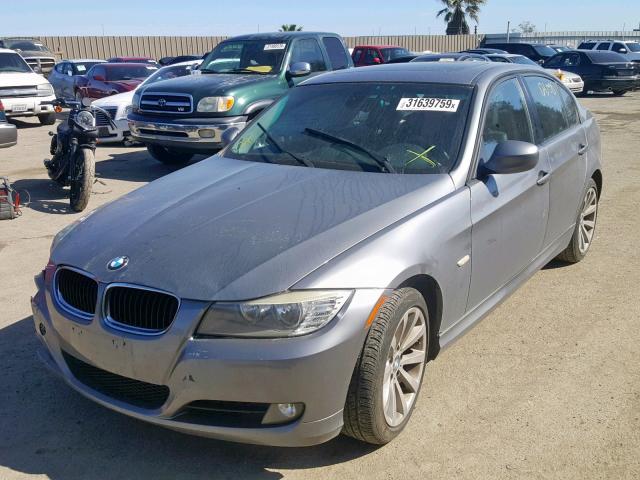 WBAPH5G50BNM79271 - 2011 BMW 328 I SULE GRAY photo 2