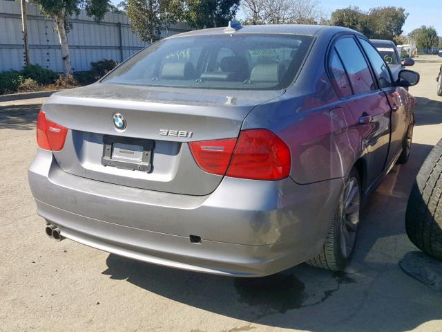 WBAPH5G50BNM79271 - 2011 BMW 328 I SULE GRAY photo 4