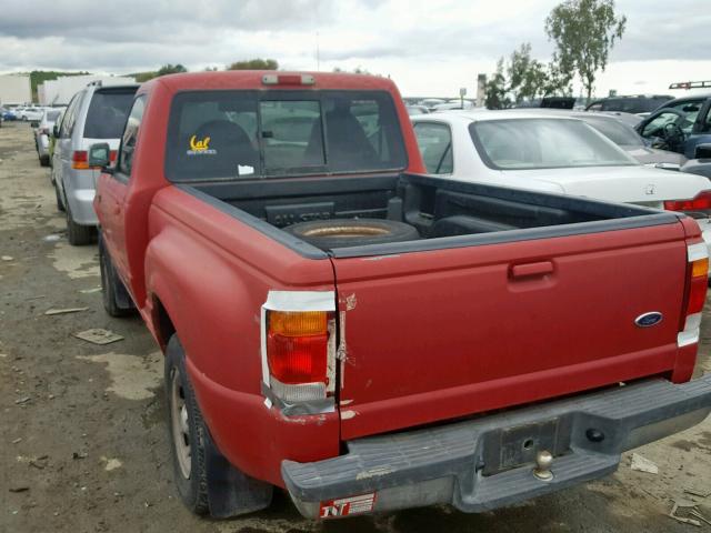 1FTYR10C6WPA69719 - 1998 FORD RANGER RED photo 3