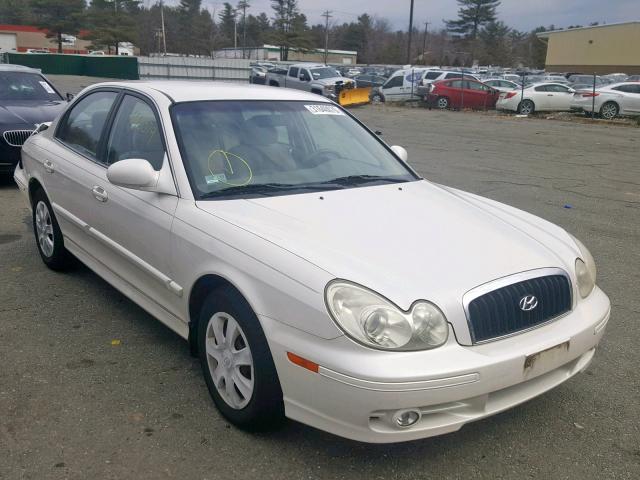 KMHWF25H44A045425 - 2004 HYUNDAI SONATA GL WHITE photo 1