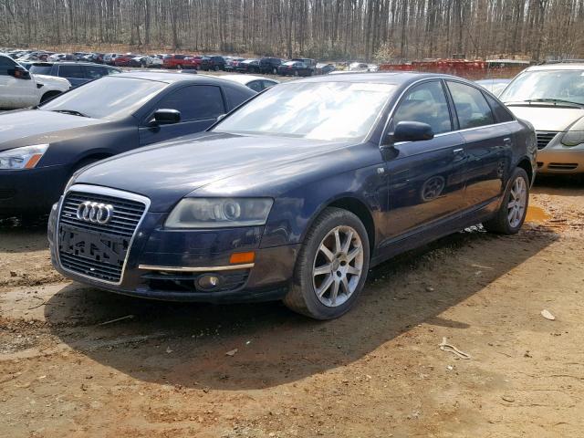 WAUDG74F95N096495 - 2005 AUDI A6 3.2 QUA BLUE photo 2