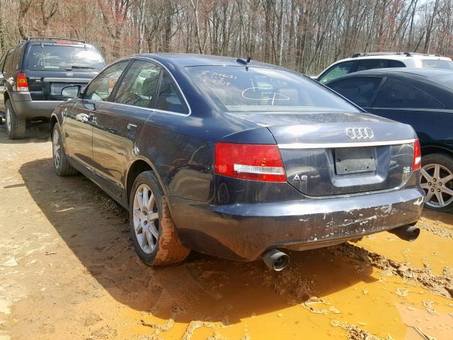 WAUDG74F95N096495 - 2005 AUDI A6 3.2 QUA BLUE photo 3