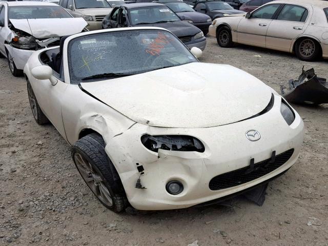 JM1NC25F560111531 - 2006 MAZDA MX-5 MIATA WHITE photo 1