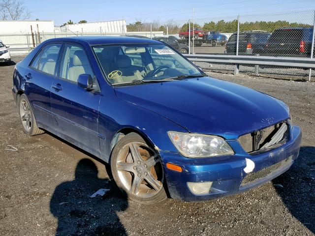 JTHBD182X10020068 - 2001 LEXUS IS 300 BLUE photo 1