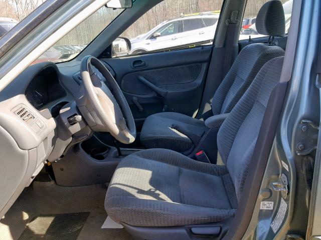 2HGEJ6614YH576981 - 2000 HONDA CIVIC BASE 蓝色 照片 5