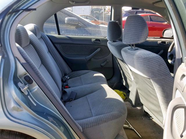 2HGEJ6614YH576981 - 2000 HONDA CIVIC BASE 蓝色 照片 6