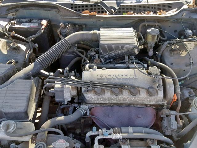 2HGEJ6614YH576981 - 2000 HONDA CIVIC BASE 蓝色 照片 7