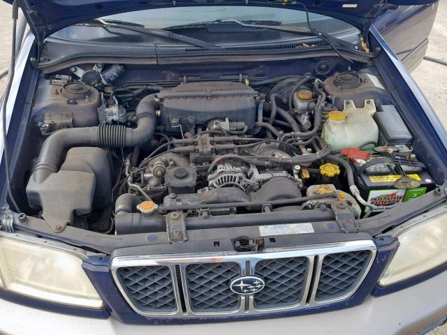 JF1SF655X2H738462 - 2002 SUBARU FORESTER S BLUE photo 7