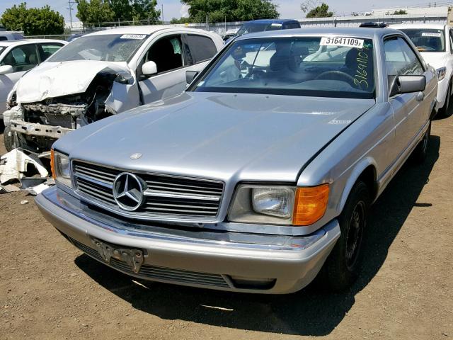 WDBCA43A4DB005183 - 1983 MERCEDES-BENZ 380 SEC GRAY photo 2