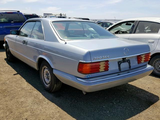 WDBCA43A4DB005183 - 1983 MERCEDES-BENZ 380 SEC GRAY photo 3