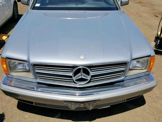 WDBCA43A4DB005183 - 1983 MERCEDES-BENZ 380 SEC GRAY photo 7