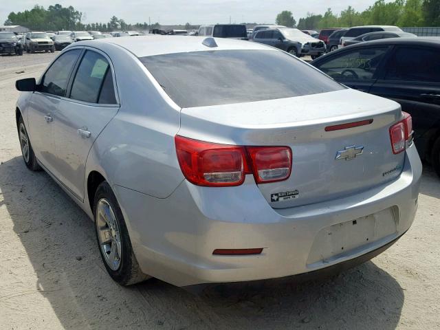 1G11D5RRXDF107124 - 2013 CHEVROLET MALIBU 1LT SILVER photo 3