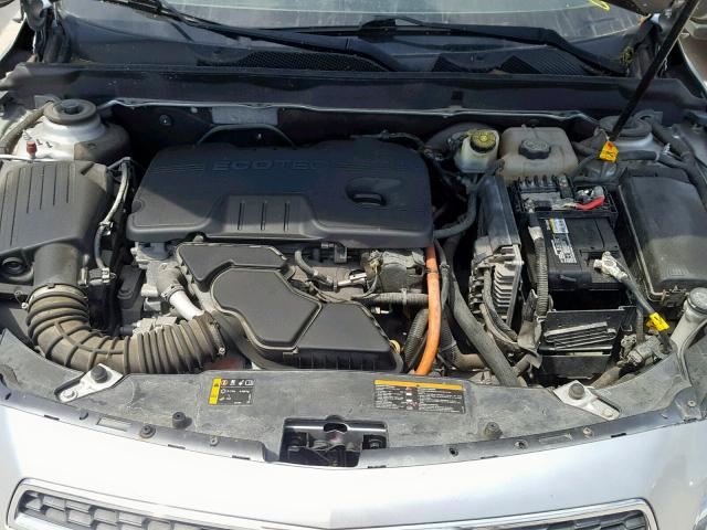 1G11D5RRXDF107124 - 2013 CHEVROLET MALIBU 1LT SILVER photo 7