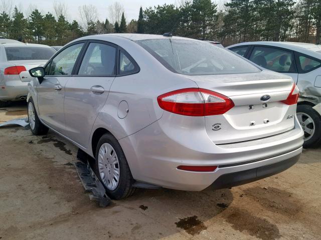 3FADP4AJ1FM172237 - 2015 FORD FIESTA S SILVER photo 3