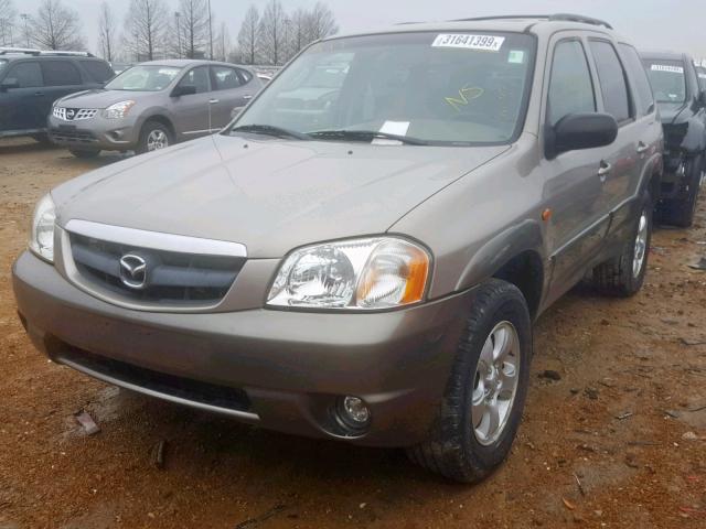 4F2YU08171KM06108 - 2001 MAZDA TRIBUTE LX BEIGE photo 2