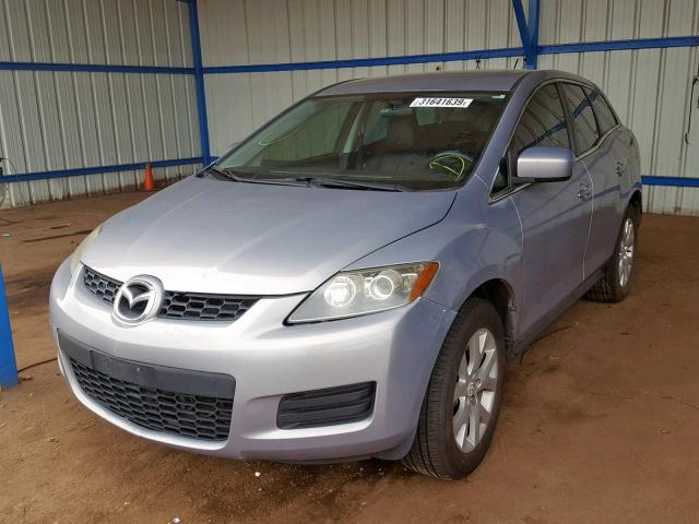 JM3ER293970161680 - 2007 MAZDA CX-7 SILVER photo 2