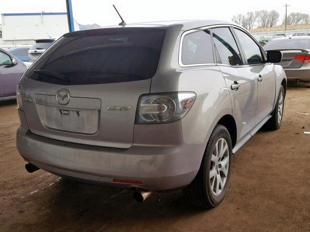 JM3ER293970161680 - 2007 MAZDA CX-7 SILVER photo 4