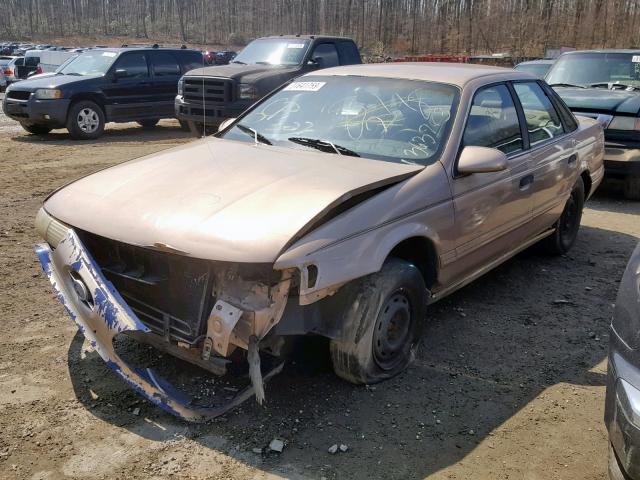 1FACP52U9PG214322 - 1993 FORD TAURUS GL TAN photo 2