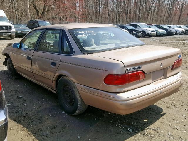 1FACP52U9PG214322 - 1993 FORD TAURUS GL TAN photo 3