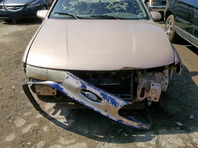 1FACP52U9PG214322 - 1993 FORD TAURUS GL TAN photo 7